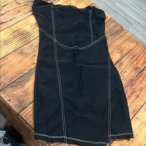 Chic Strapless Black Dress